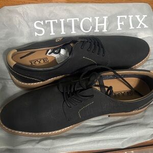 Rye Black and Tan Men's Derby Shoes